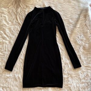 H&M Black Long Sleeve Dress